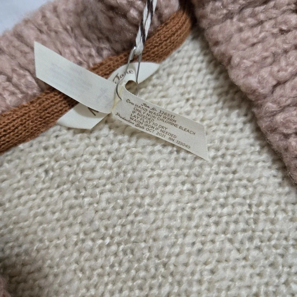 Matilda Jane Open Cardigan‎ Just Imagine Jacie Ruffled Wool Blend Sz Small NWT